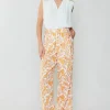 Paisley Printed Wide Pants