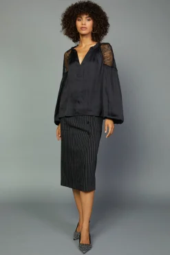 Peekaboo Lace Blouse