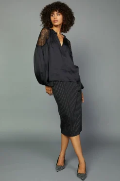 Peekaboo Lace Blouse