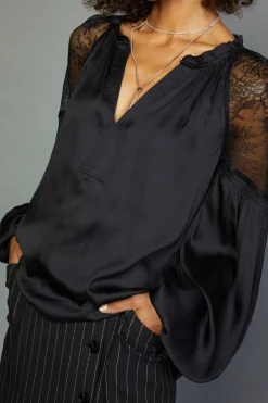 Peekaboo Lace Blouse