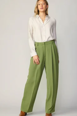 Pintucked Trousers