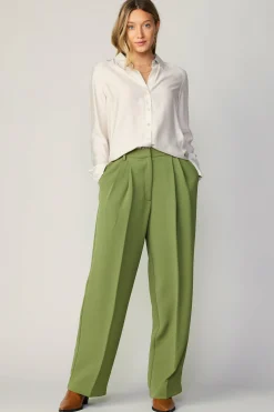 Pintucked Trousers