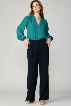 Pintucked Trousers