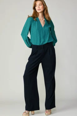 Pintucked Trousers