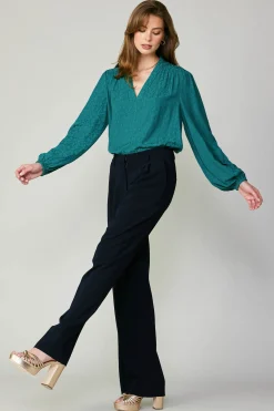 Pintucked Trousers
