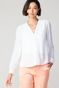 Pleat Detail Buttondown Shirt