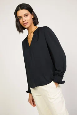 Pleated Cuff Blouse