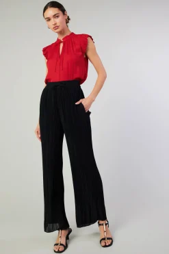 Pleated Pullover Pants