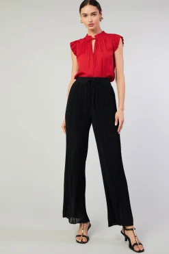 Pleated Pullover Pants