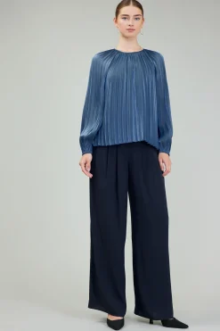Pleated Shimmery Blouse