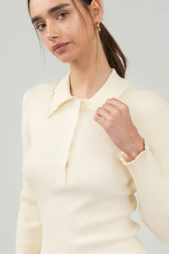Polo Sweater Top