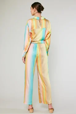 Prismatic Gradient Wide Leg Pants