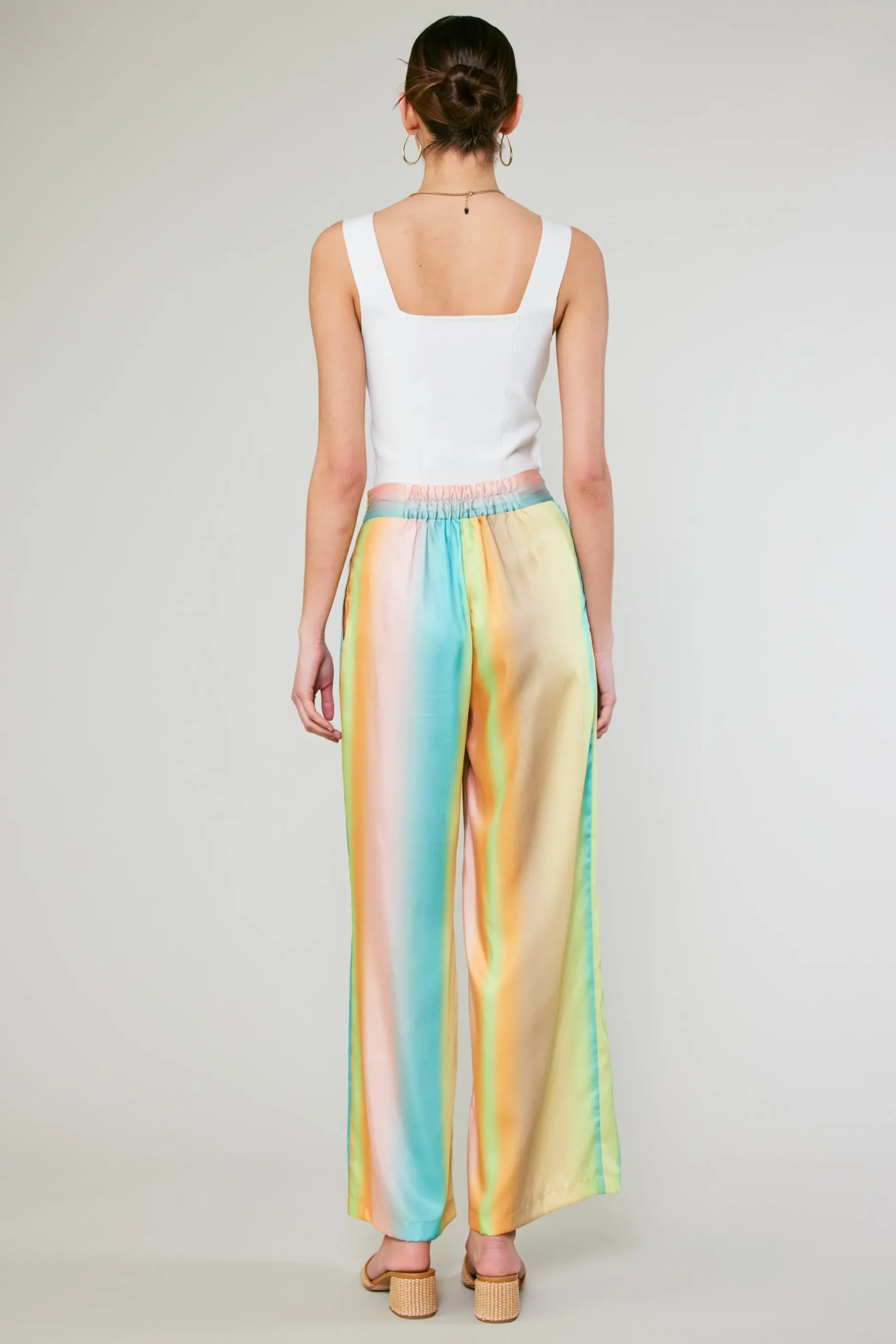 Prismatic Gradient Wide Leg Pants