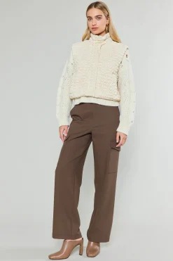 Quilted Cropped Vest