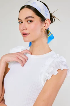 Recycled Signature Print Twilly Scarf