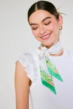 Recycled Signature Print Twilly Scarf