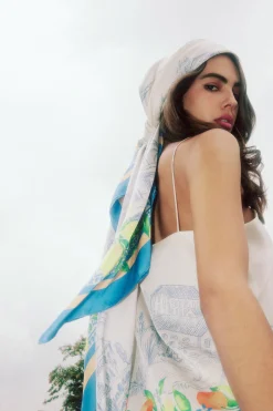 Recycled Signature Print Scarf