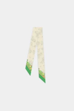 Recycled Signature Print Twilly Scarf
