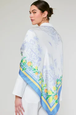 Recycled Signature Print Large Scarf