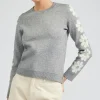 Retro Daisy Motif Sweater