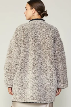 Reversible Faux Fur & Leather Coat