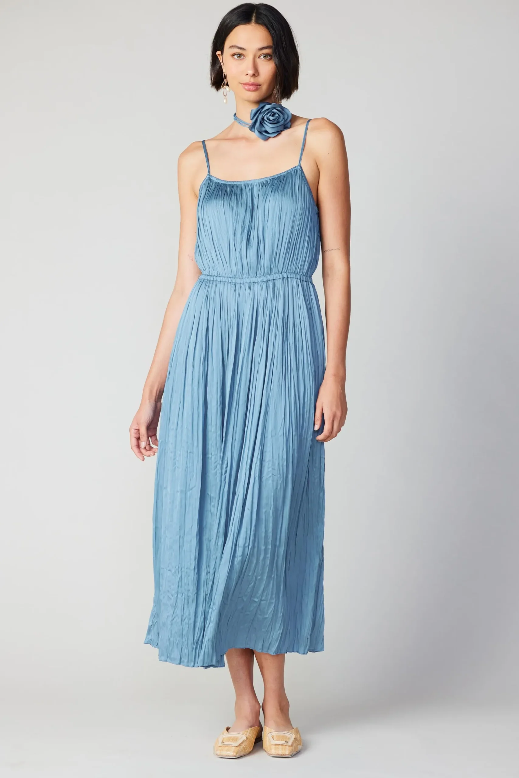 Rose Applique Cami Dress