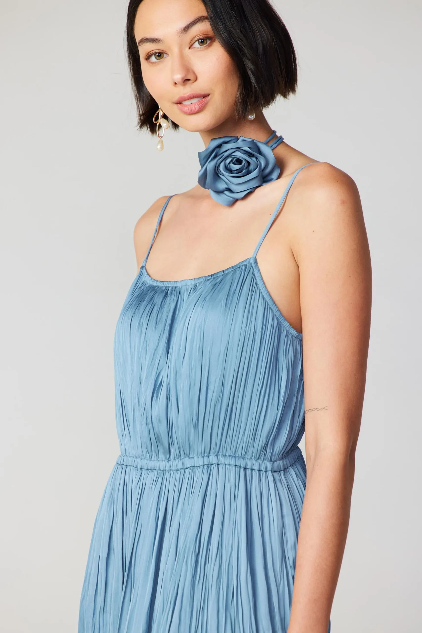 Rose Applique Cami Dress