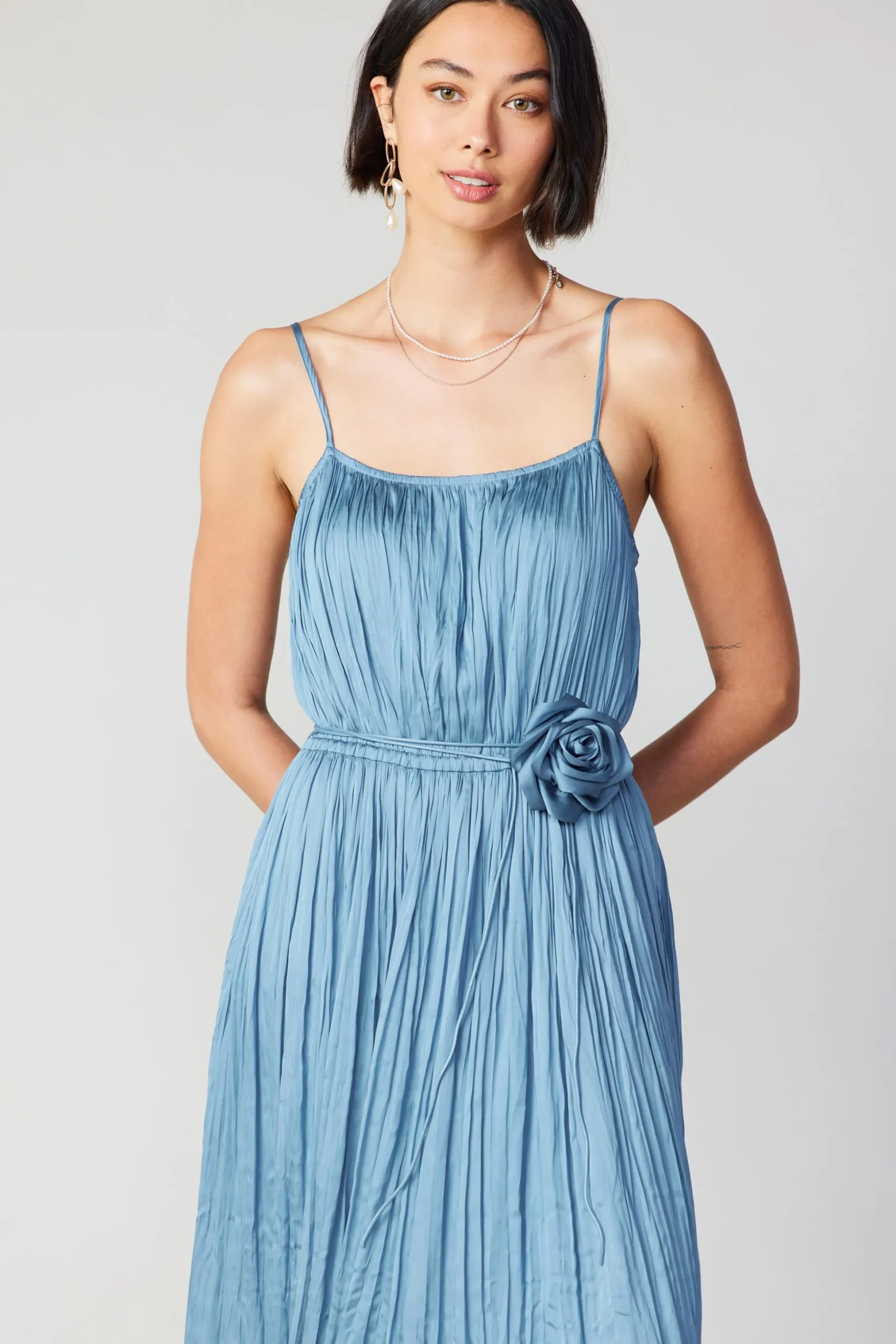 Rose Applique Cami Dress