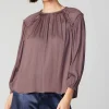 Round Neck Ruffled Top