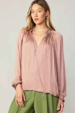 Ruffled Cuff Blouse