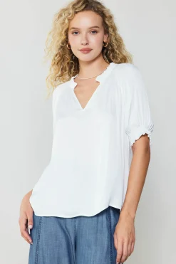 Ruffled Cuff Blouse