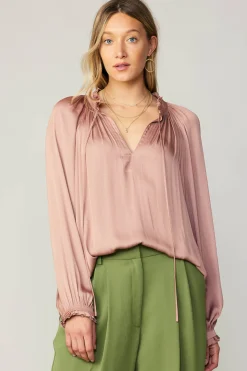 Ruffled Cuff Blouse