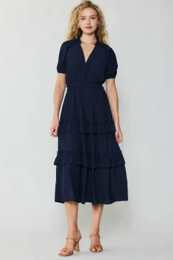 Ruffled Tiered Maxi Dress