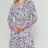 Sapphire Cenote Print Maxi Dress