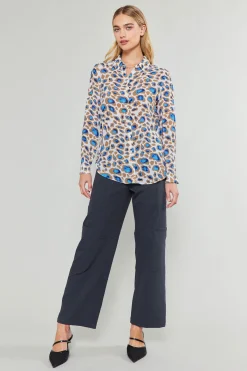 Sapphire Cenote Print Shirt