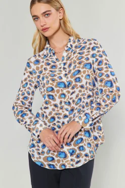 Sapphire Cenote Print Shirt