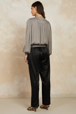 Satin Straight Leg Pants