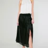 Satin Weave Maxi Skirt