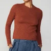 Scalloped Knit Top