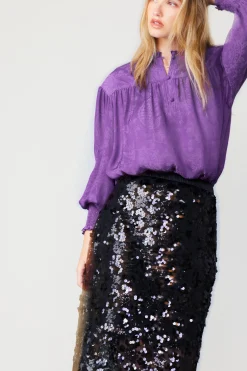 Sequin Pencil Skirt