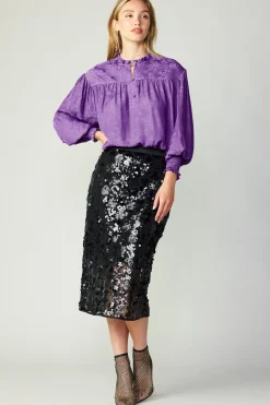 Sequin Pencil Skirt