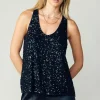 Sequin Sleeveless Top