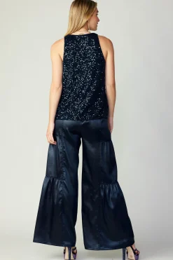 Sequin Sleeveless Top