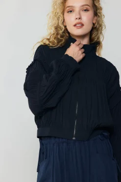 Shirred Sleeve Jacket