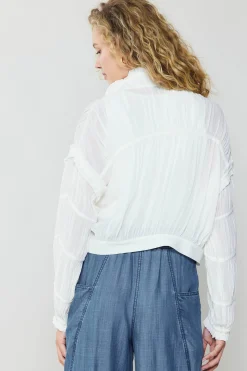 Shirred Sleeve Jacket