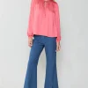 Shirred Yoke Blouse