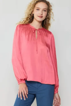 Shirred Yoke Blouse