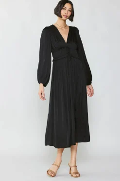 Sidonie Pleated Maxi Dress