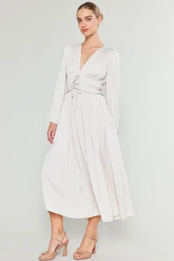 Sidonie Pleated Maxi Dress