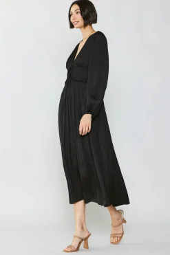 Sidonie Pleated Maxi Dress